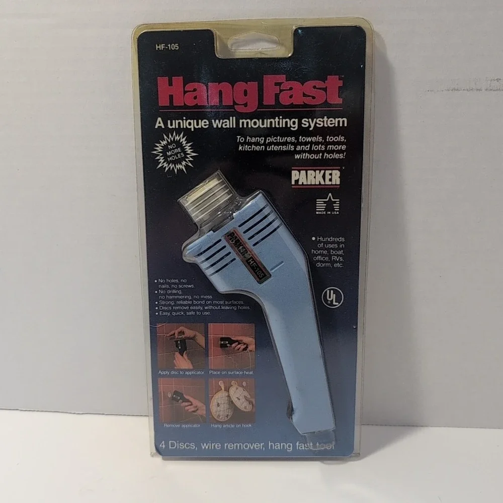 Vintage Sears Hang Fast A Unique Wall Mounting System #980481 Made In USA Sealed